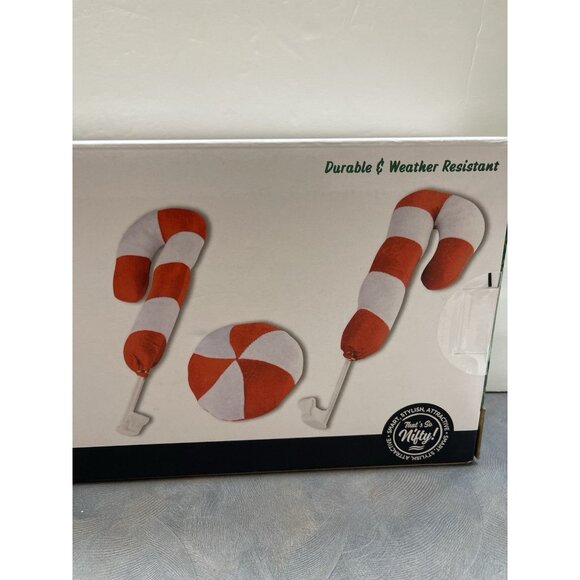 Automotive Decoration Kit Nifty Holiday Cheer Candy Canes for Festive Car Decor - Picture 3 of 7